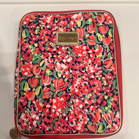 Lily Pulitzer Folio Agenda Like new EUC laptop case - Picture 1 of 6